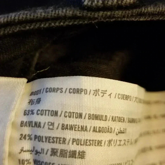 Abercrombie & Fitch Black Mid Rise Super Skinny Ankle Jeans Sz 30/10R - Picture 7 of 7